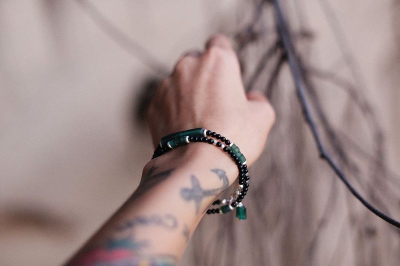 Bracelet Cuir Tressé
